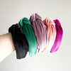 VELVET KNOTTED HEADBANDS