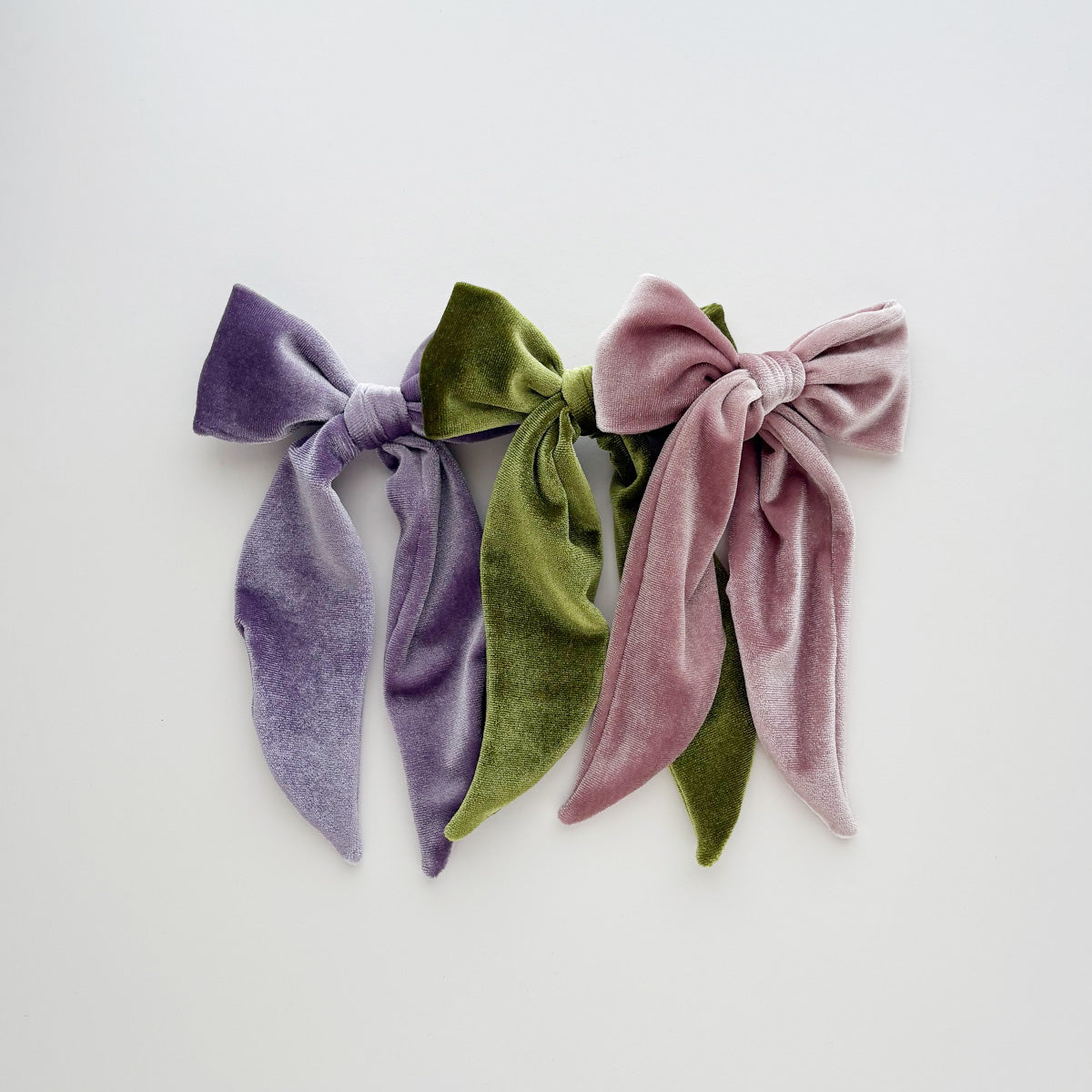 VELVET BOWS - NEW HOLIDAY COLORS