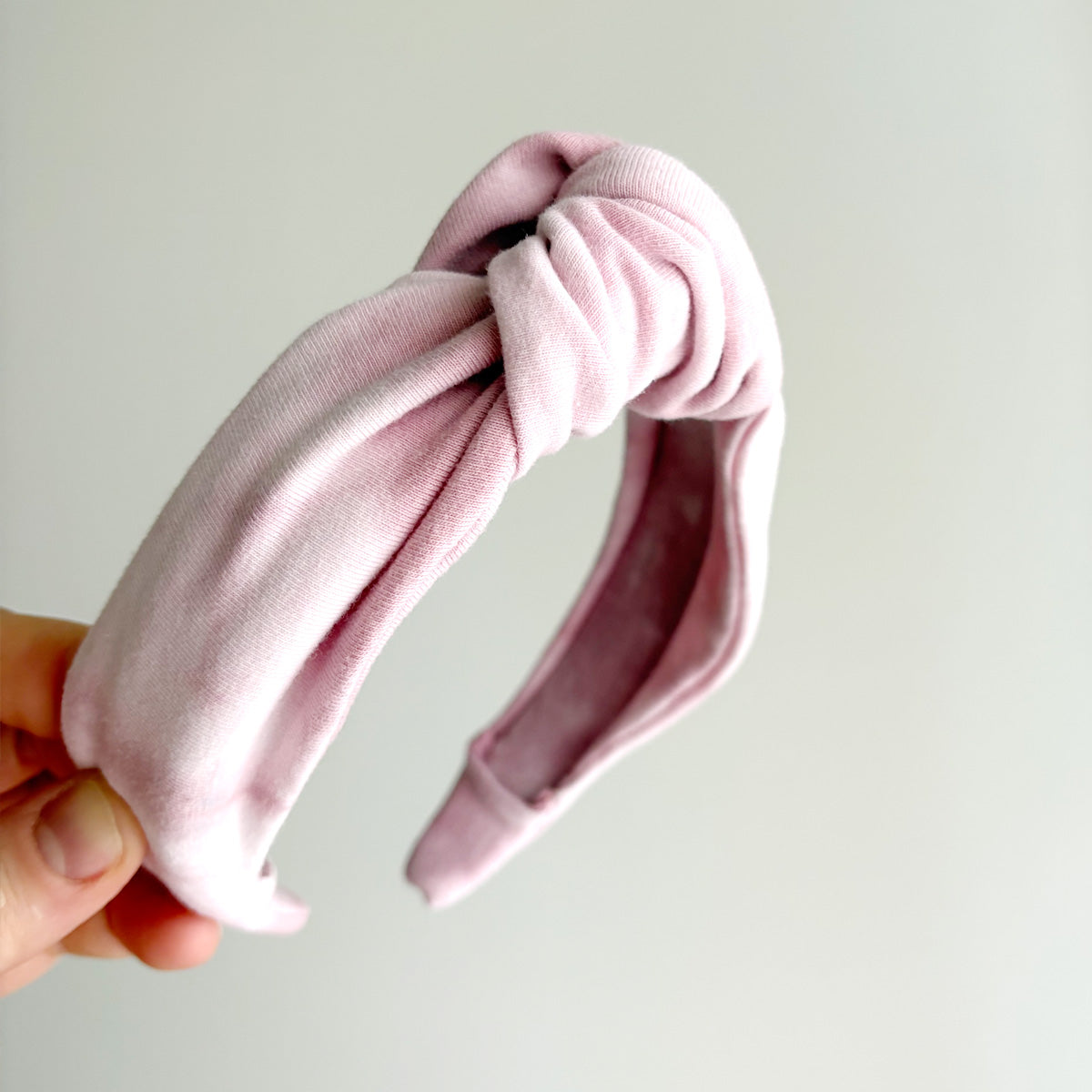 LIMITED EDITION KNOTTED HEADBAND - LIGHT PINK TIE DYE