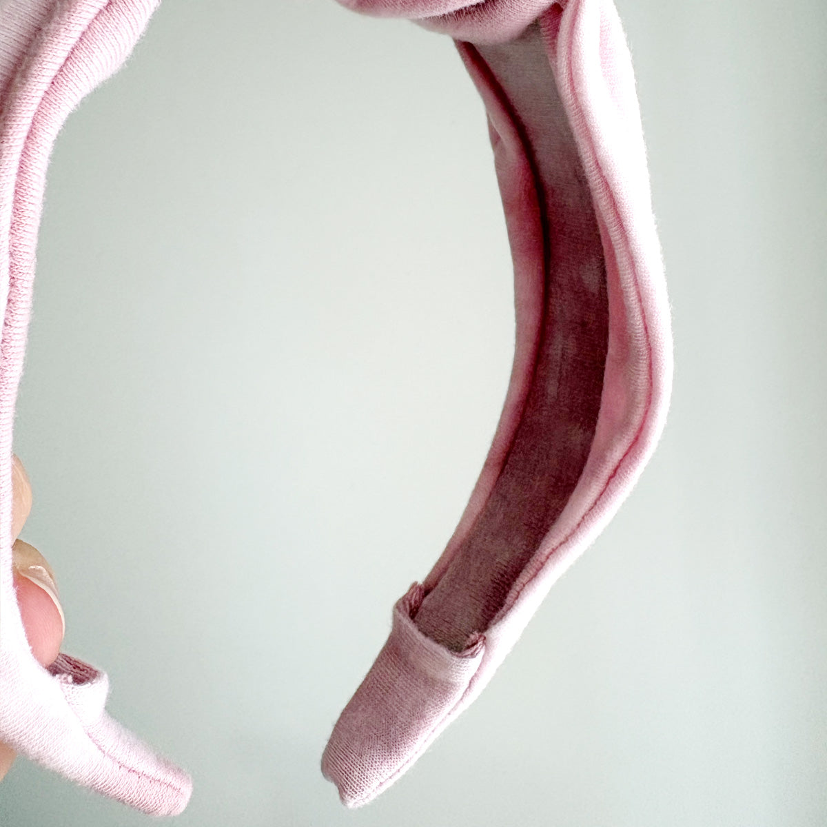LIMITED EDITION KNOTTED HEADBAND - LIGHT PINK TIE DYE