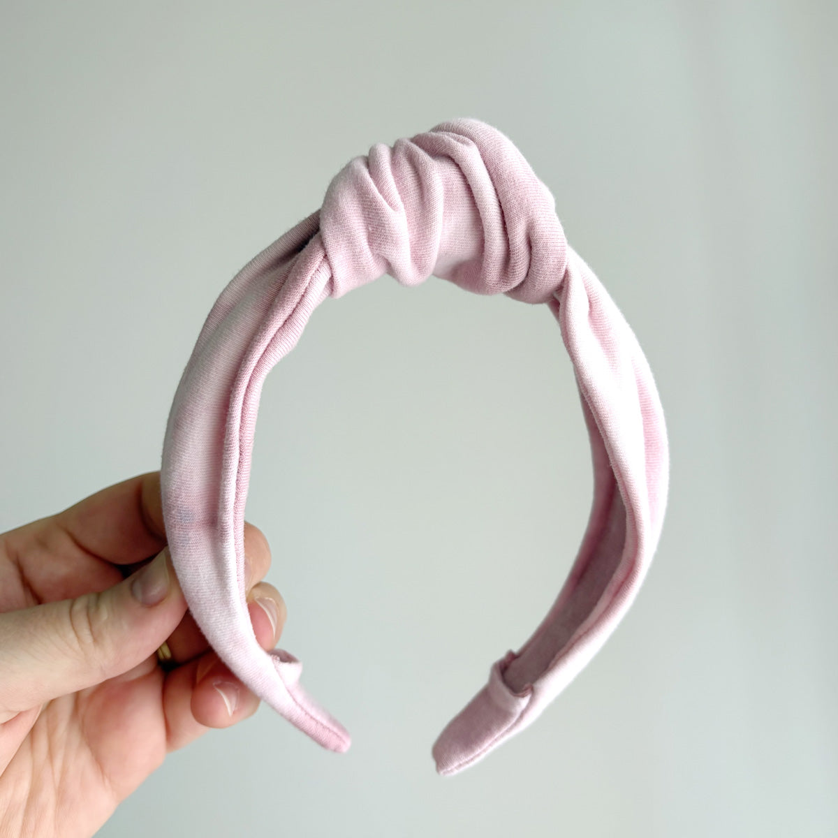LIMITED EDITION KNOTTED HEADBAND - LIGHT PINK TIE DYE