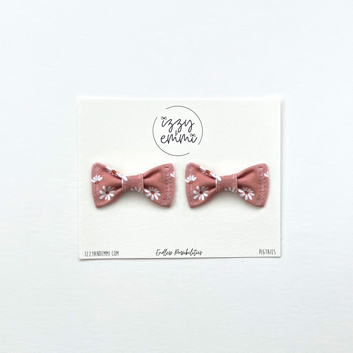 SPRING PATTERN PIGTAIL BOW SETS