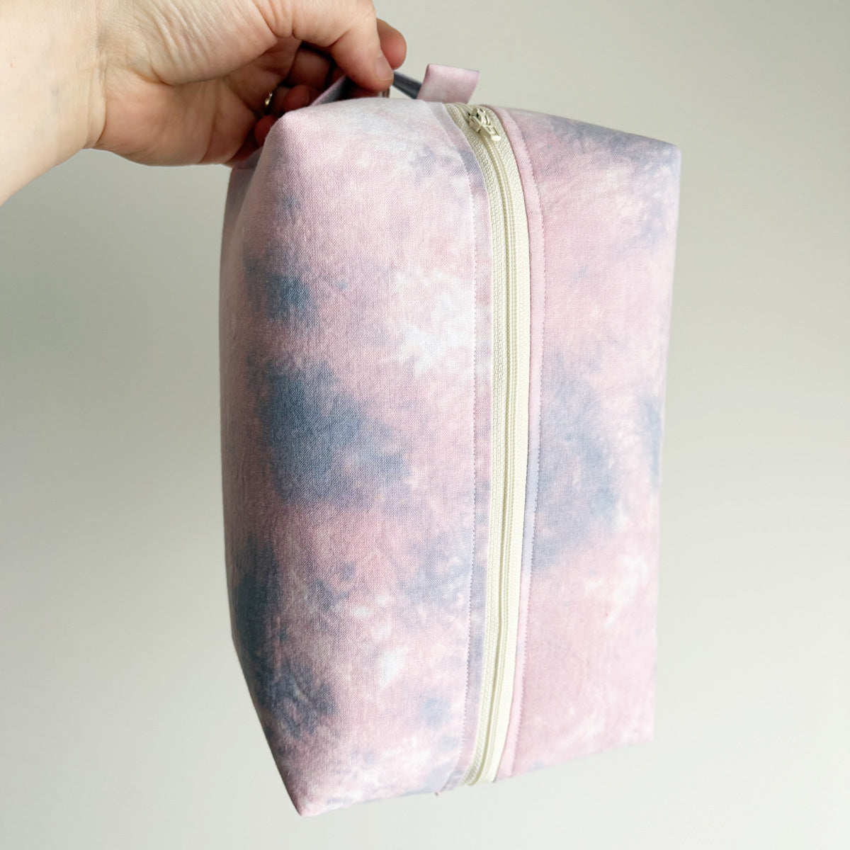 THE EVERYTHING BAG - PINK AND BLUE TIE DYE