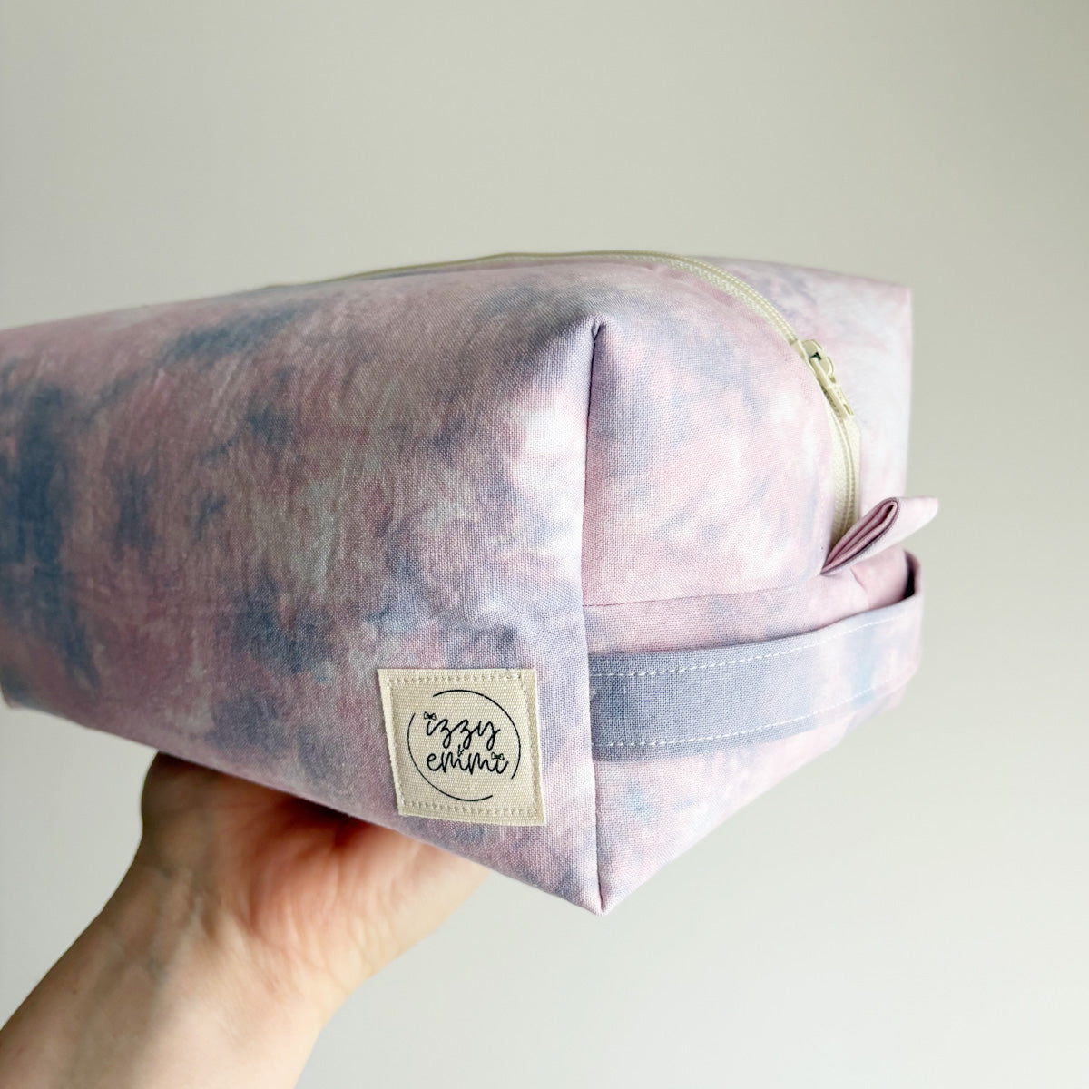 THE EVERYTHING BAG - PINK AND BLUE TIE DYE