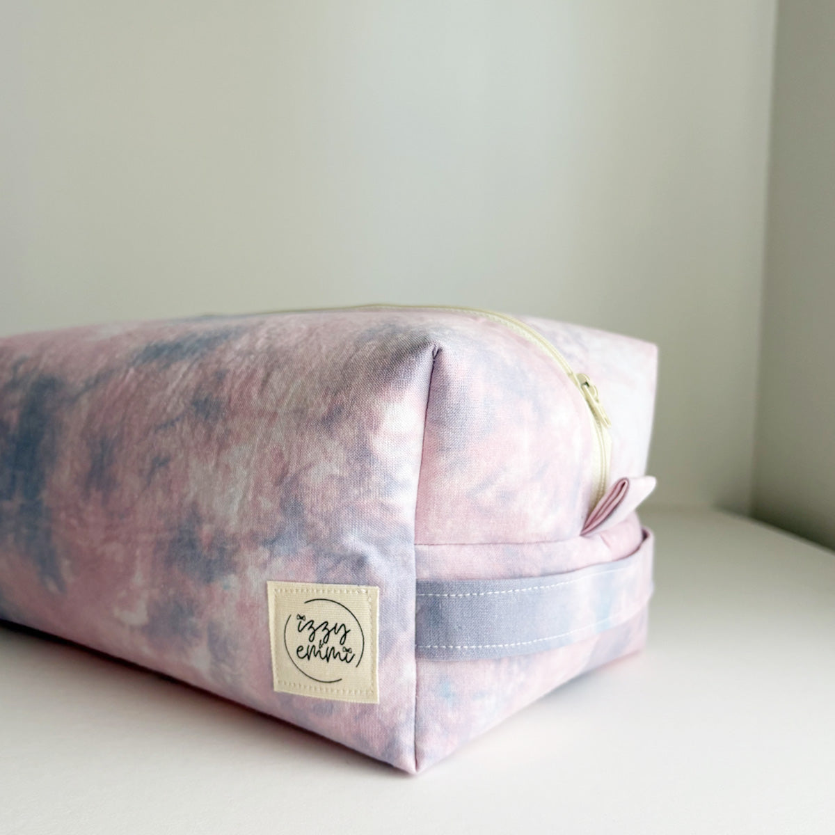 THE EVERYTHING BAG - PINK AND BLUE TIE DYE