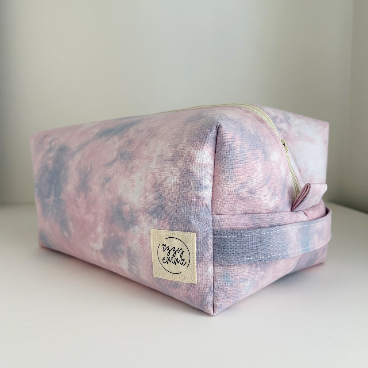 THE EVERYTHING BAG - PINK AND BLUE TIE DYE