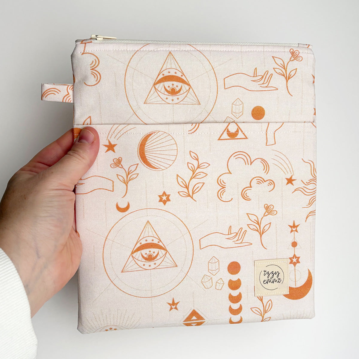 BOOK SLEEVE - KINDLE/IPAD MINI/BOOK ZIPPER POUCH - MYSTICAL MAGIC