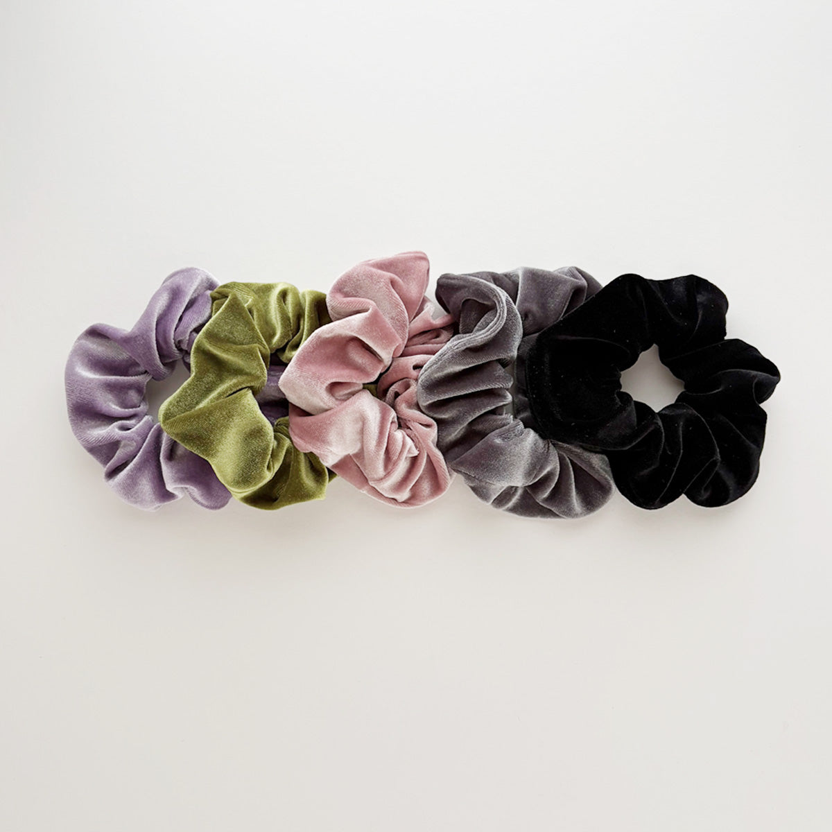 VELVET SCRUNCHIES - NEW HOLIDAY COLORS
